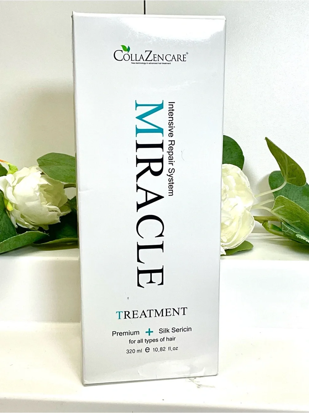 Miracle Women Hair Treatment & Mask in White and Blue